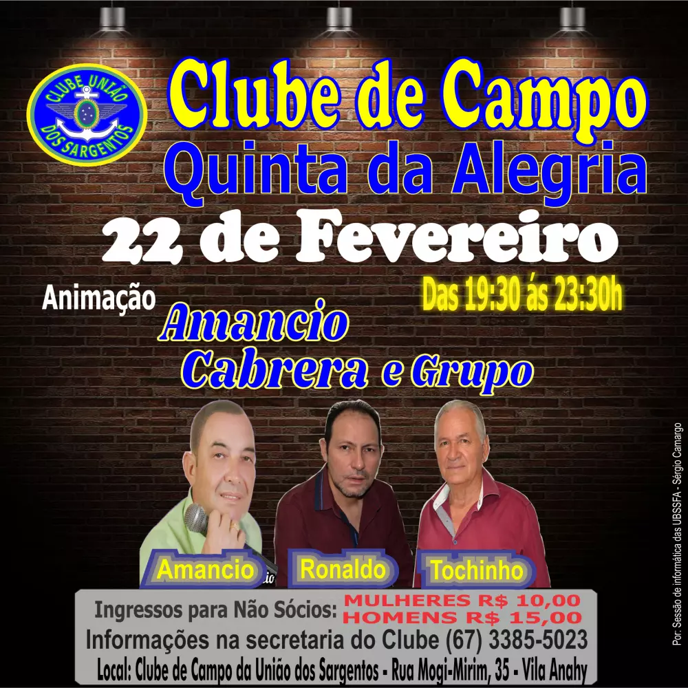 Quinta da Alegria no Clube de Campo